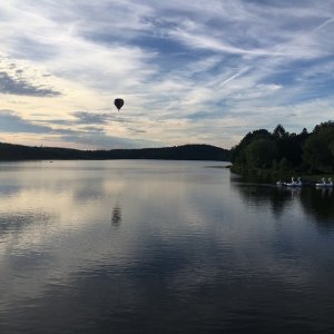Let balonem Vodní nádrž Seč